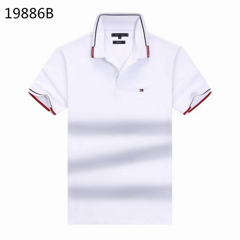 Wholesale Cheap Tommy Short Sleeve Polo Lapel T Shirts for Sale
