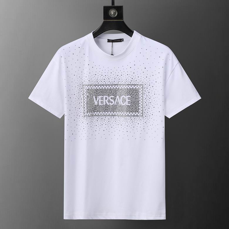 Wholesale Cheap V ersace Short Sleeve men T Shirts for Sale