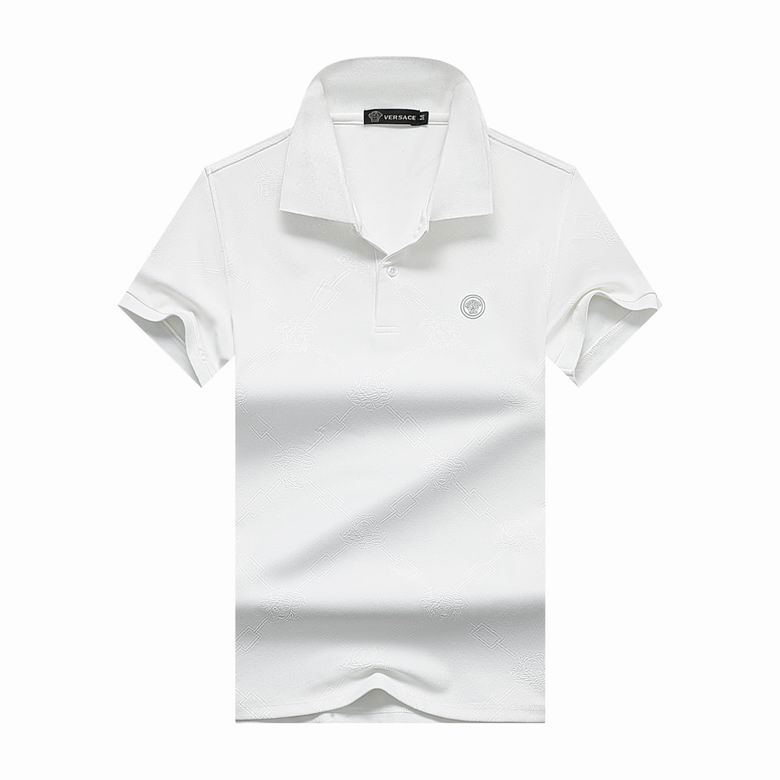 Wholesale Cheap V ersace Short Sleeve Lapel Polo T Shirts for Sale