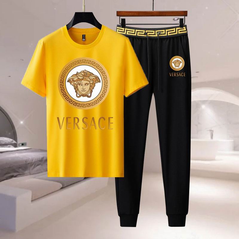 Wholesale Cheap V.ersace Short Sleeve Tracksuits for Sale