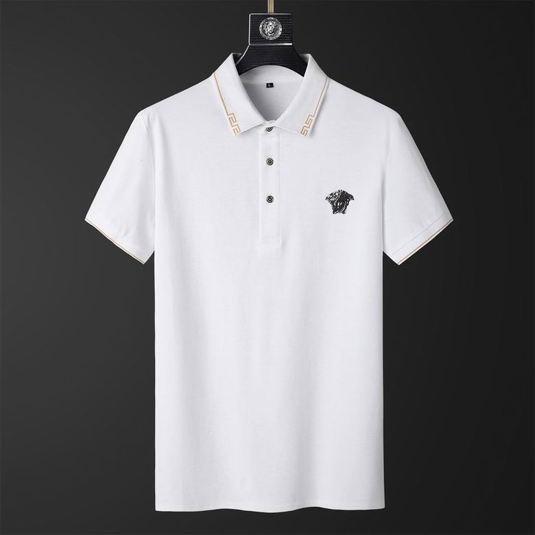 Wholesale Cheap V ersace Lapel Polo T Shirts for Sale