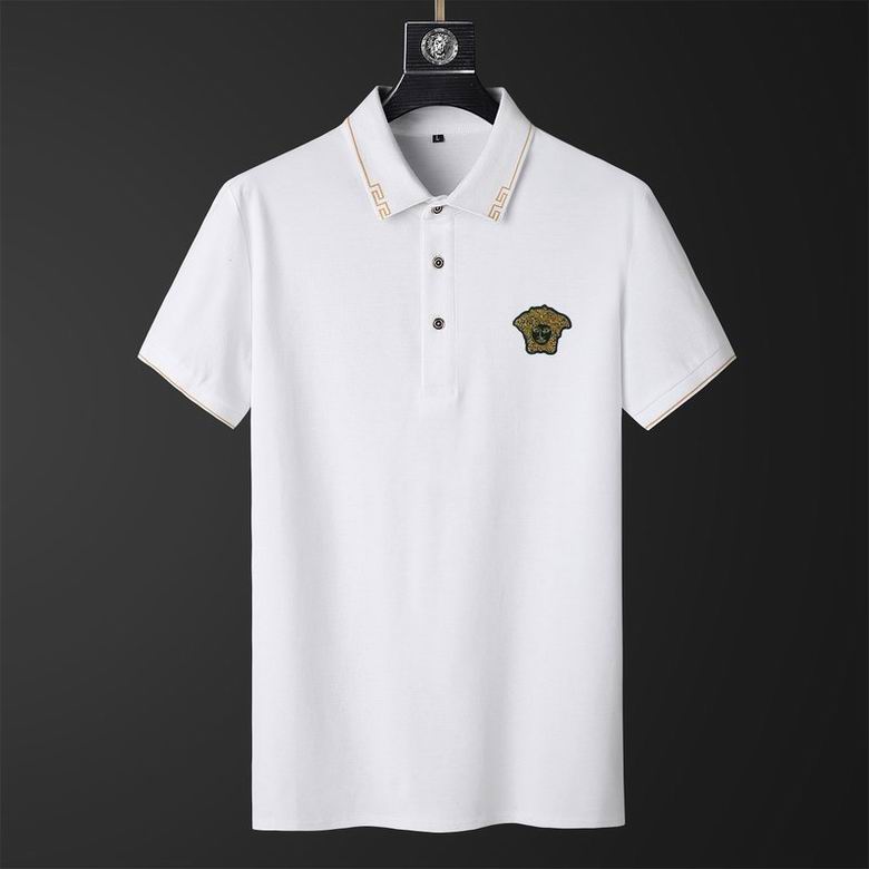 Wholesale Cheap V ersace Lapel Polo T Shirts for Sale