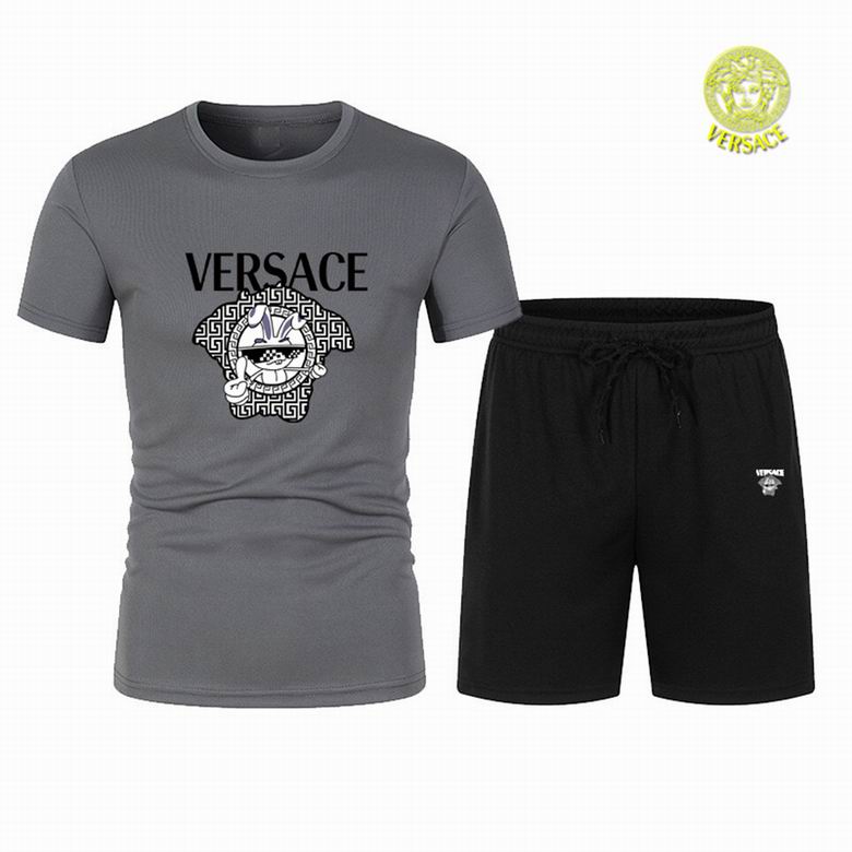 Wholesale Cheap V.ersace Short Sleeve Tracksuits for Sale