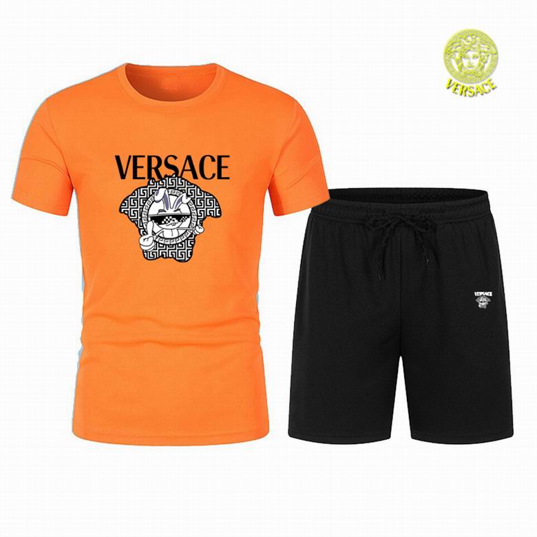 Wholesale Cheap V.ersace Short Sleeve Tracksuits for Sale