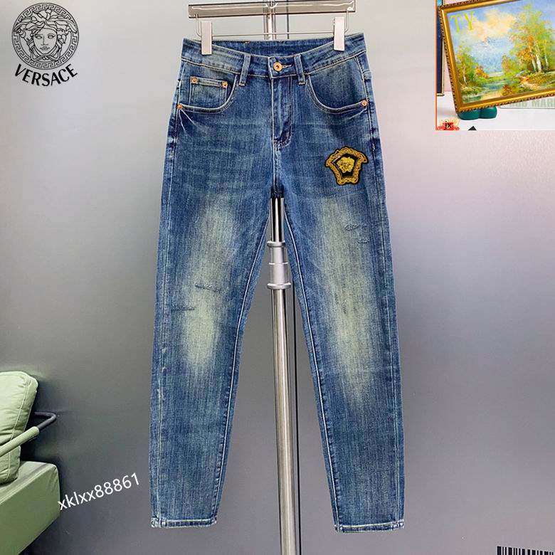 Wholesale Cheap V ersace Replica Jeans for Sale