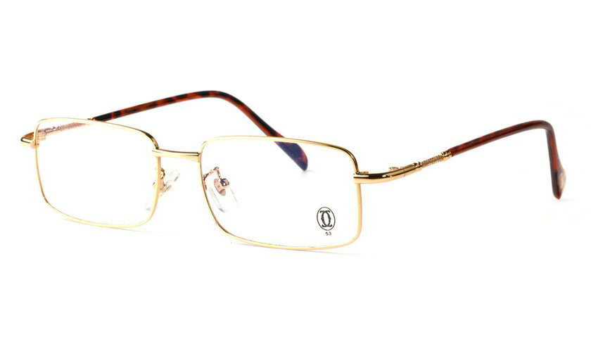 Wholesale Replica Cartier Full Rim Metal Eyeglasses Frame for Sale-012