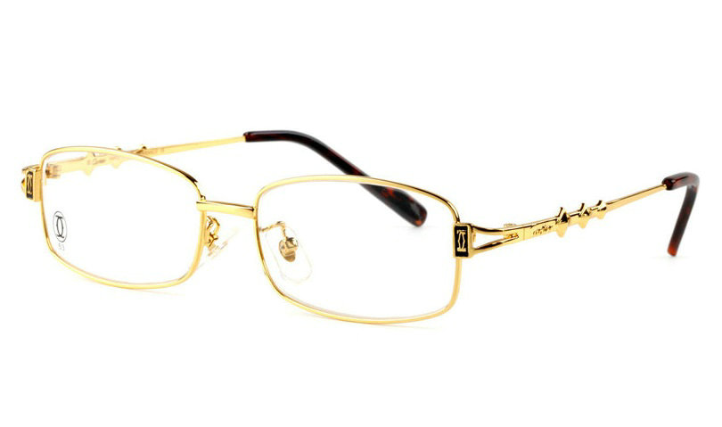 Wholesale Replica Cartier Full Rim Metal Eyeglasses Frame for Sale-017