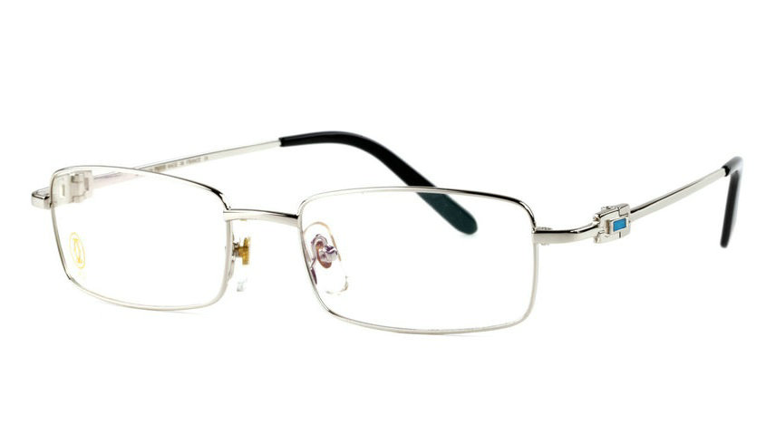 Wholesale Replica Cartier Full Rim Metal Eyeglasses Frame for Sale-038
