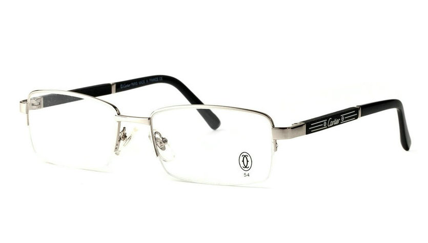 Wholesale Cheap Replica Cartier Metal Memory Plastic Glasses Frames For Sale-031