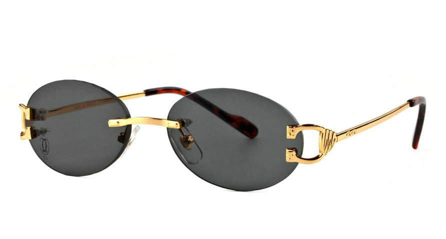 Wholesale Cheap Cartier Replica Rimless Sunglasses Frames for Sale-031