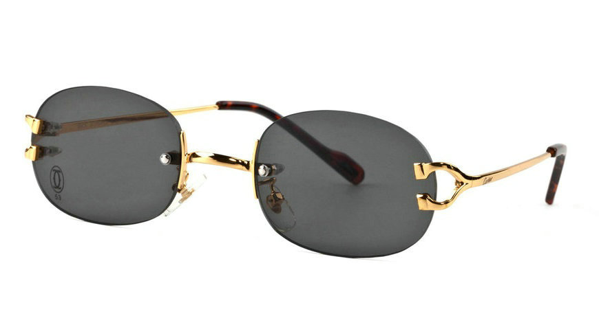 Wholesale Cheap Cartier Rimless Sunglasses Frames for Sale-044