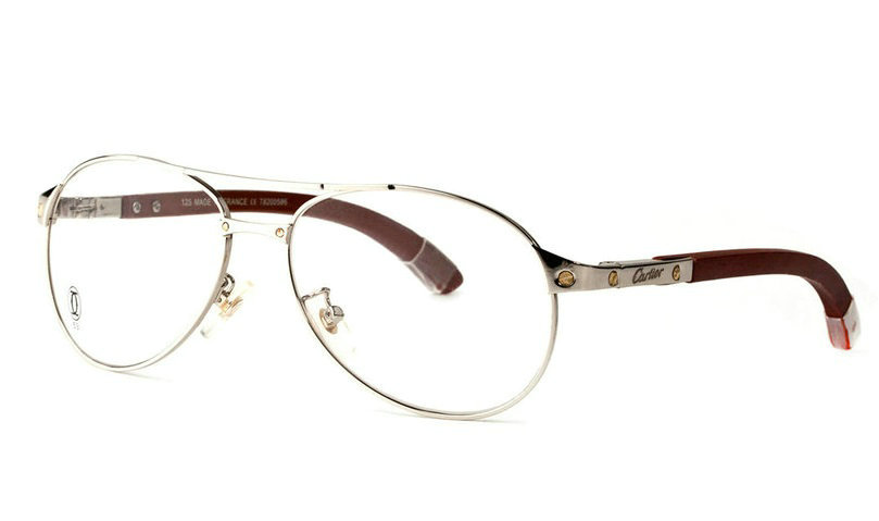 Wholesale Cheap Cartier Santos Eyeglass Frames Replica for Sale-015