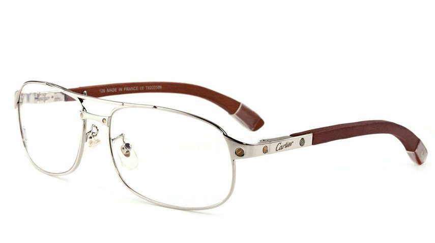 Wholesale Cheap Cartier Santos Eyeglass Frames Replica for Sale-025