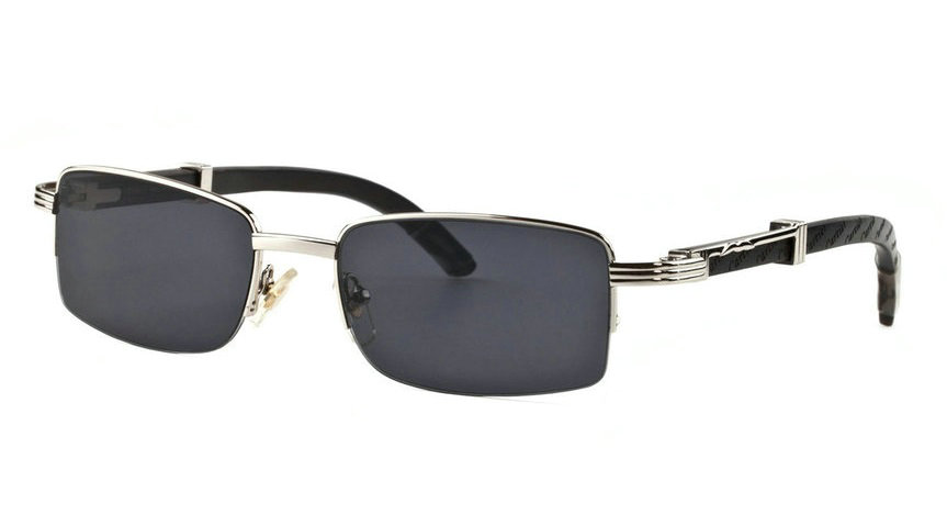 Wholesale Cartier Wood Frame Sunglasses Replica for Sale-182