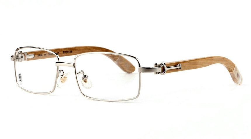 Wholesale Cheap Cartier Bamboo Glasses Frames for Sale-001