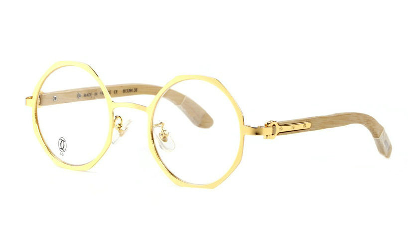 Wholesale Cheap Cartier Bamboo Glasses Frames for Sale-031