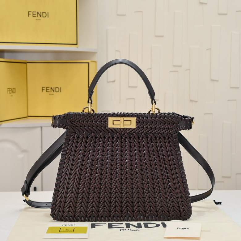 Wholesale Cheap High quality Fendi Replica Peekaboo Tote Shoulder Bags for Sale