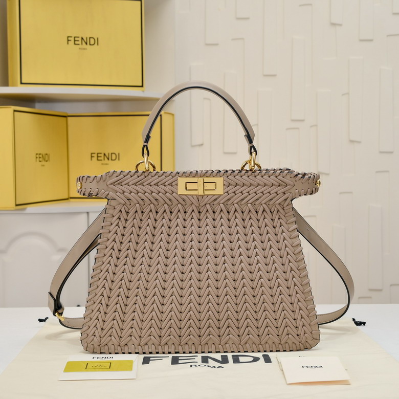 Wholesale Cheap High quality Fendi Replica Peekaboo Tote Shoulder Bags for Sale