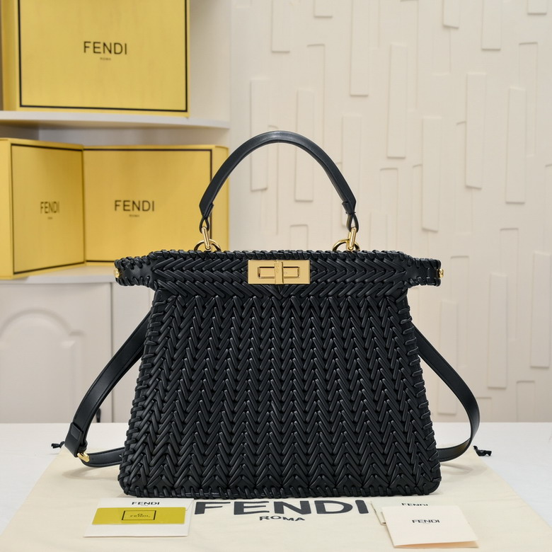 Wholesale Cheap High quality Fendi Replica Peekaboo Tote Shoulder Bags for Sale