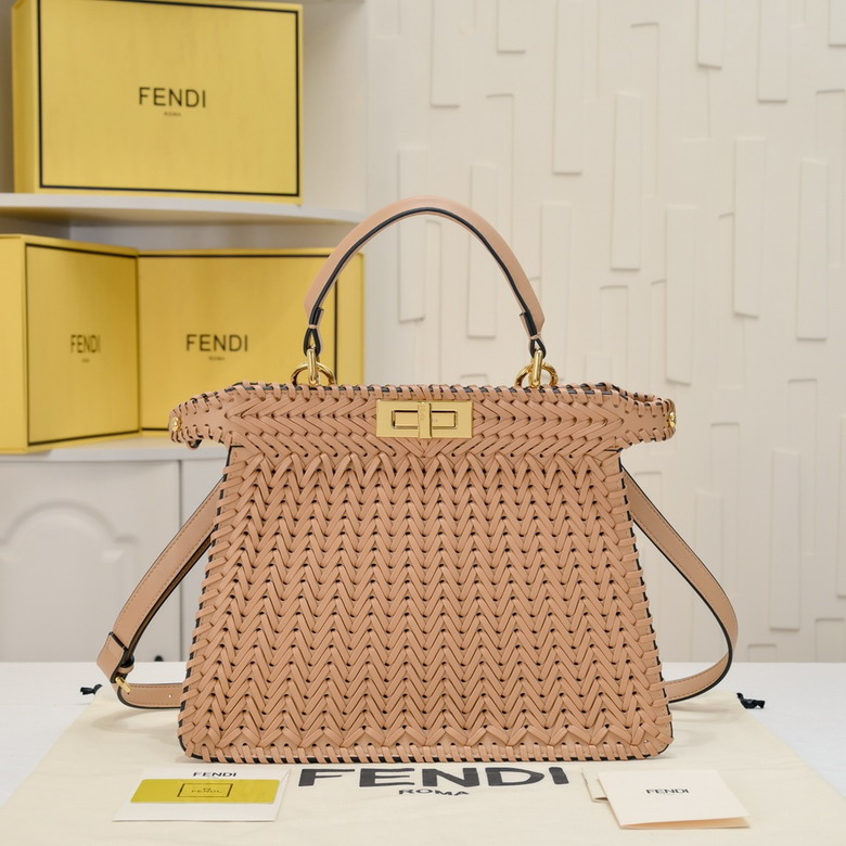 Wholesale Cheap High quality Fendi Replica Peekaboo Tote Shoulder Bags for Sale