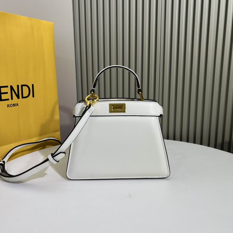 Wholesale Cheap Aaa quality Fendi Replica Peekaboo Leather Tote Shoulder Bags for Sale