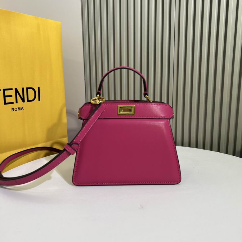 Wholesale Cheap Aaa quality Fendi Replica Peekaboo Leather Tote Shoulder Bags for Sale