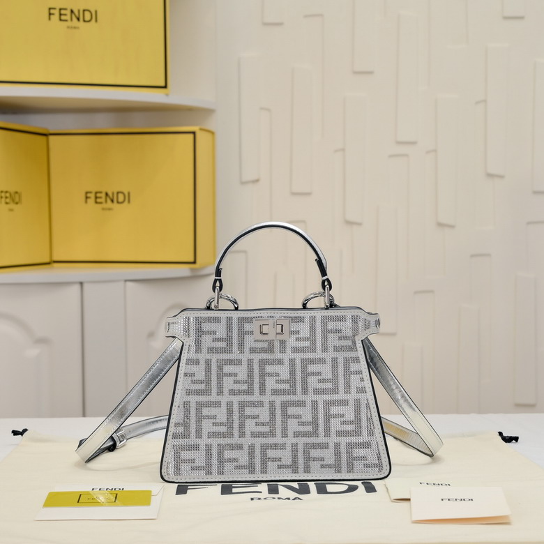 Wholesale Cheap High quality Fendi Replica Peekaboo Tote Shoulder Bags for Sale