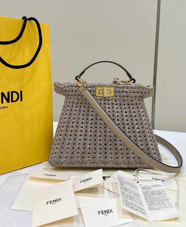 Wholesale Cheap Aaa quality Fendi Replica Peekaboo Tote Shoulder Bags for Sale