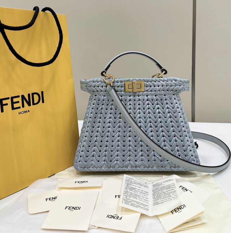 Wholesale Cheap Aaa quality Fendi Replica Peekaboo Tote Shoulder Bags for Sale