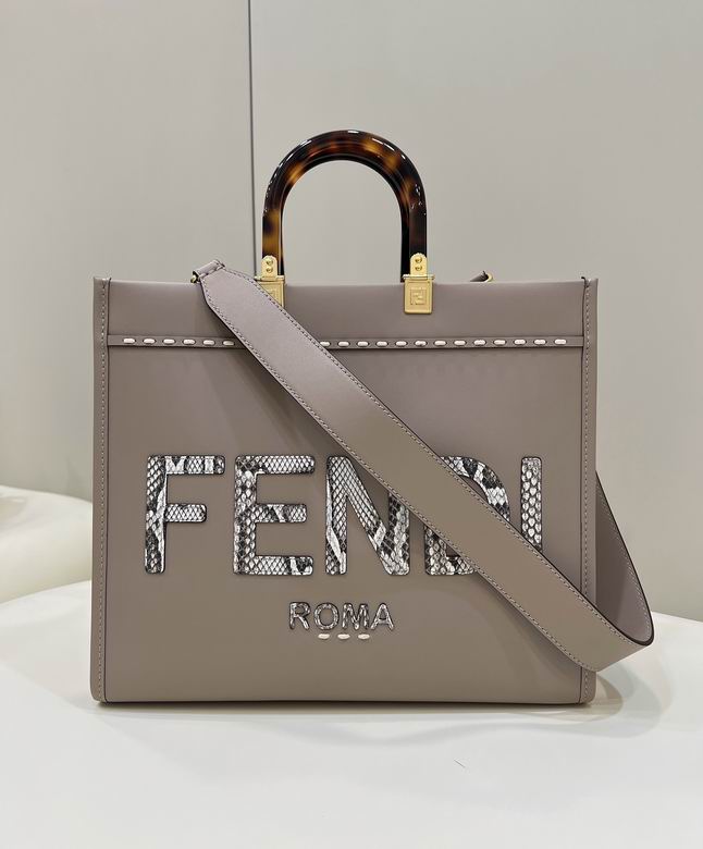 Wholesale Cheap Aaa quality Fendi Sunshine Tote Replica Bags for Sale