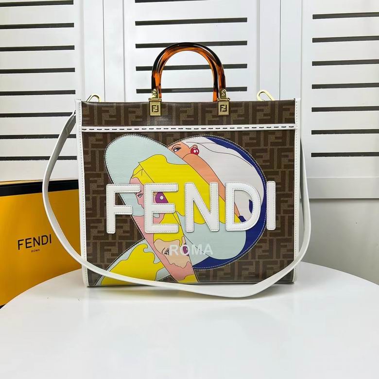 Wholesale Cheap Aaa quality F.endi Sunshine Tote Shoulder Replica Bags for Sale