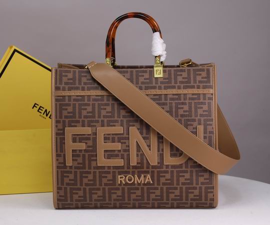 Wholesale Cheap Designer F.endi Sunshine Tote Replica Bags AAA for Sale