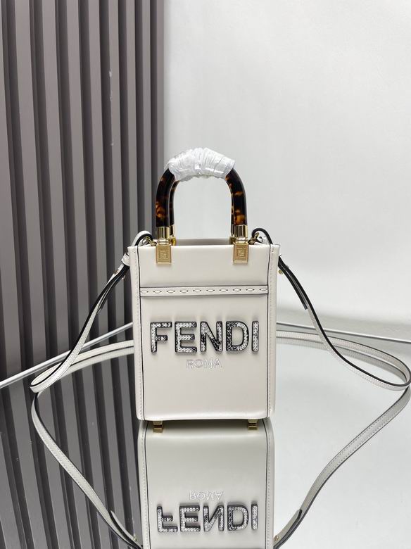 Wholesale Cheap High quality F.endi Mini Sunshine Shopper Tote Replica Bags for Sale