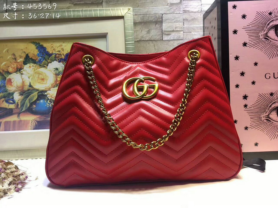 Wholesale AAA Fashion GG Marmont medium matelassé women shoulder bag