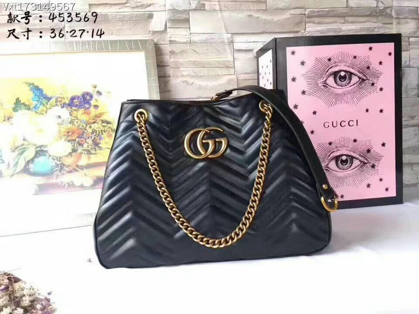 Wholesale AAA Fashion GG Marmont medium matelassé women shoulder bag