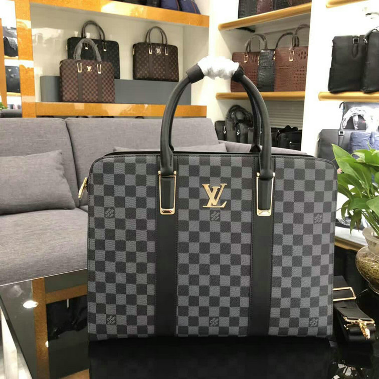 Wholesale Cheap AAA Louis Vuitton Mens Briefcases Replica for Sale