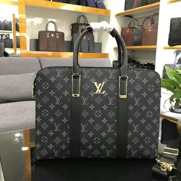 Wholesale Cheap AAA Louis Vuitton Mens Briefcases Replica for Sale