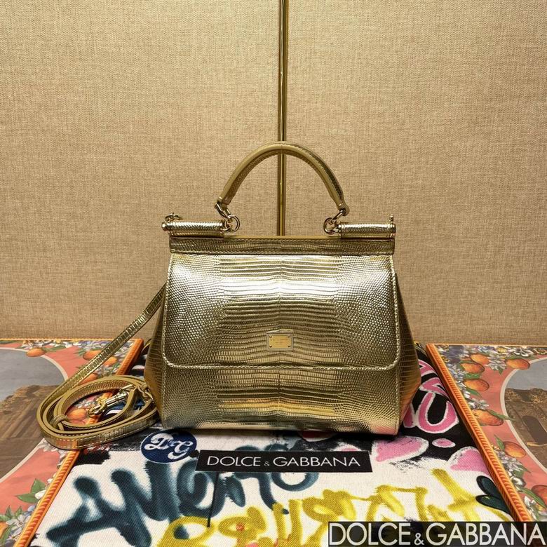 Wholesale Cheap Aaa quality Replica D.olce Gabbana Sicily Leather Tote Shoulder Bags for Sale