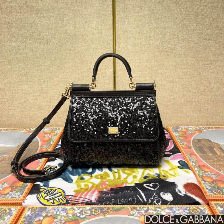 Wholesale Cheap Aaa quality Replica D.olce Gabbana Sicily Leather Tote Shoulder Bags for Sale