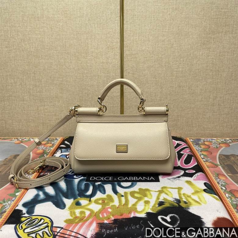 Wholesale Cheap Aaa quality Replica D.olce Gabbana Sicily Leather Tote Shoulder Bags for Sale