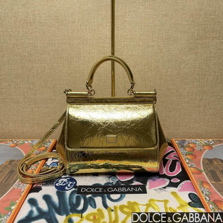 Wholesale Cheap Aaa quality Replica D.olce Gabbana Sicily Leather Tote Shoulder Bags for Sale