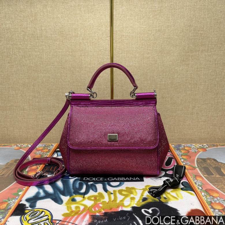 Wholesale Cheap Aaa quality Replica D.olce Gabbana Sicily Leather Tote Shoulder Bags for Sale