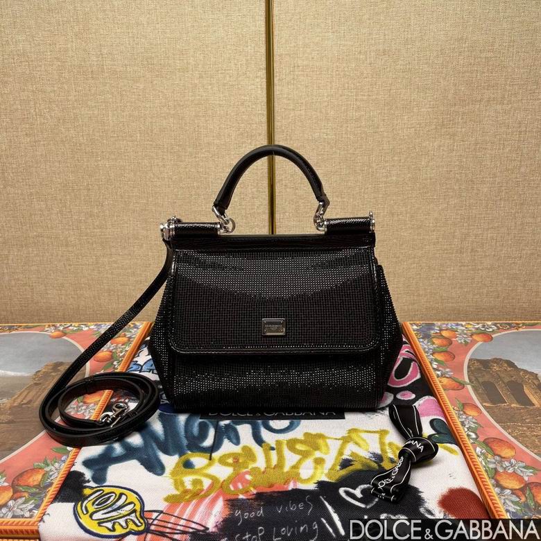 Wholesale Cheap Aaa quality Replica D.olce Gabbana Sicily Leather Tote Shoulder Bags for Sale