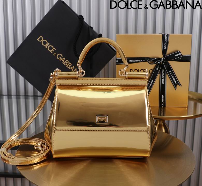 Wholesale Cheap High quality AAA Replica D.olce Gabbana Sicily Leather Tote Shoulder Bags for Sale