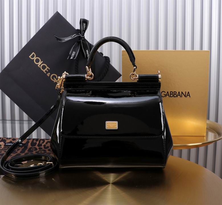 Wholesale Cheap High quality AAA Replica D.olce Gabbana Sicily Leather Tote Shoulder Bags for Sale