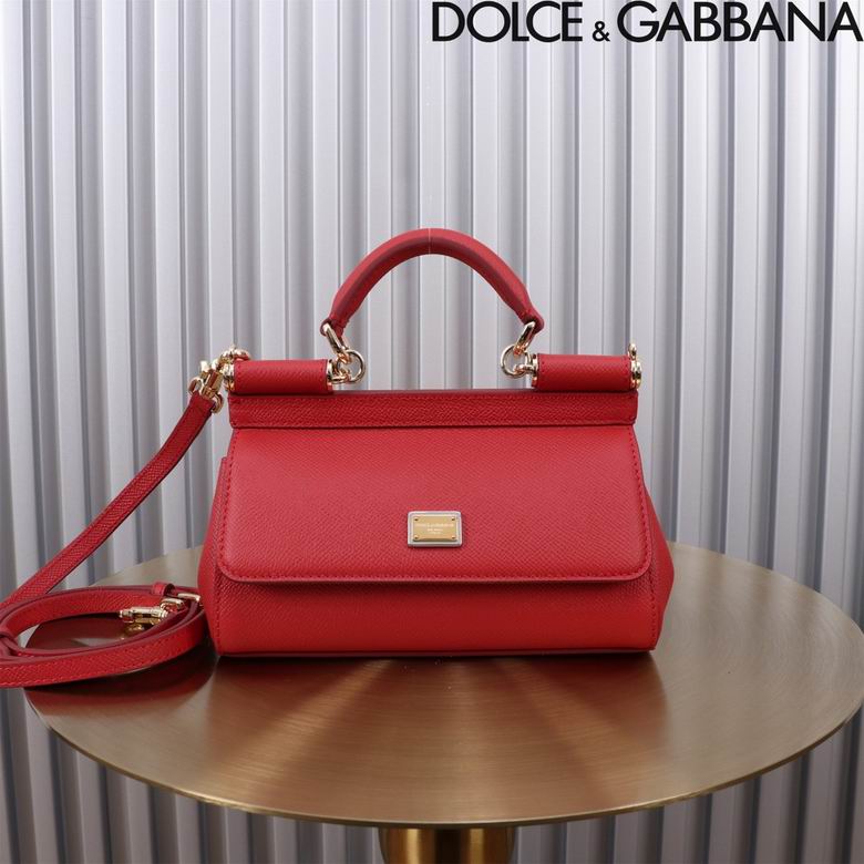 Wholesale Cheap High quality AAA Replica D.olce Gabbana Sicily Leather Tote Shoulder Bags for Sale