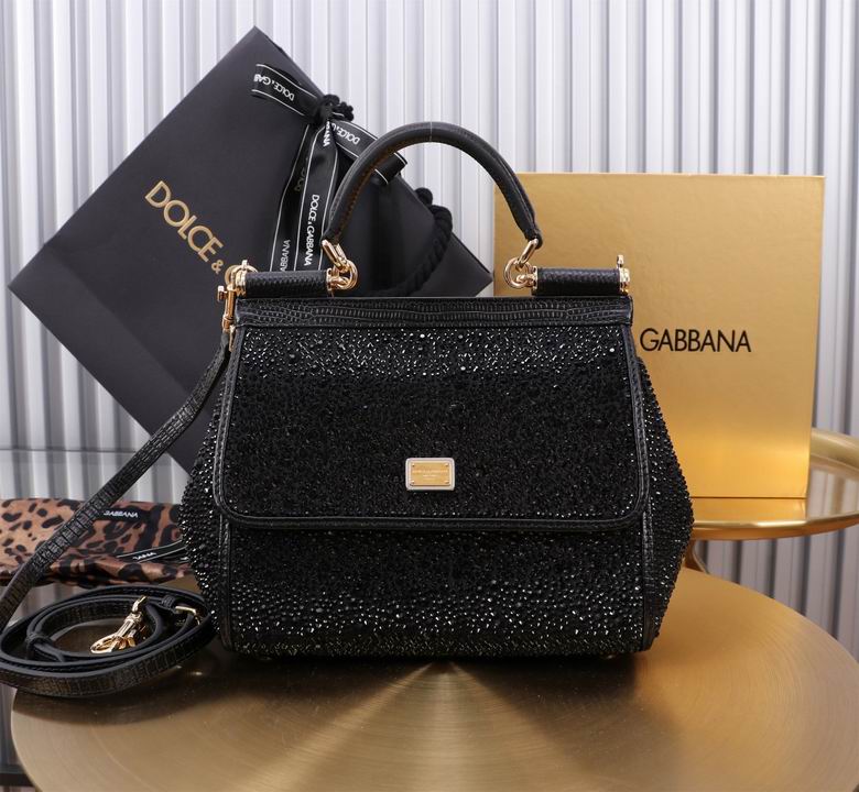 Wholesale Cheap High quality AAA Replica D.olce Gabbana Sicily Leather Tote Shoulder Bags for Sale