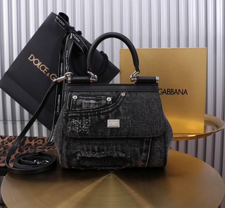 Wholesale Cheap High quality AAA Replica D.olce Gabbana Sicily Leather Tote Shoulder Bags for Sale