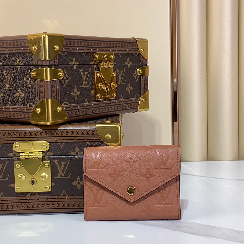 Wholesale High Quality AAA Louis Vuitton Victorine Monogram Canvas Leather Replica Wallets for Sale