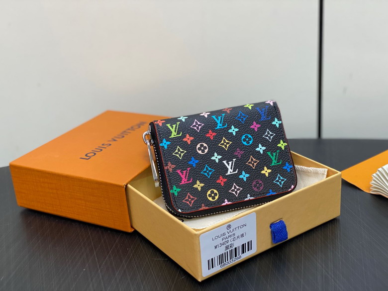 Wholesale High Quality AAA Louis Vuitton x TM Zippy Coin Purse M13409 Monogram Canvas Leather Replica Wallets for Sale